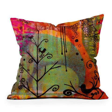 Sophia Buddenhagen Branches Outdoor Throw Pillow