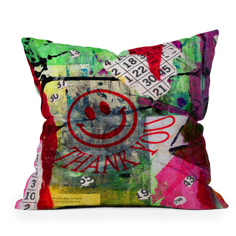 Sophia Buddenhagen Bright Bingo 1 Outdoor Throw Pillow