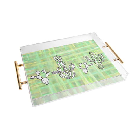 Sophia Buddenhagen Cactus Friends Acrylic Tray