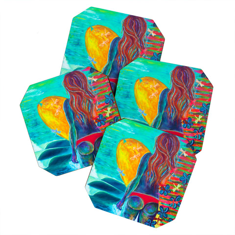 Sophia Buddenhagen Cheeky Surfer Coaster Set