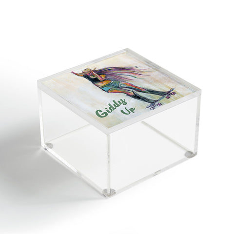 Sophia Buddenhagen Giddy Up Skater Girl Acrylic Box