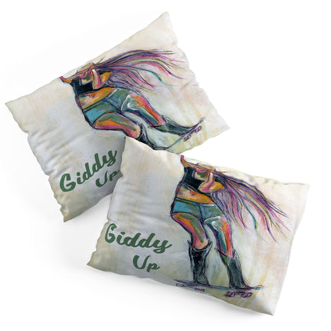 Sophia Buddenhagen Giddy Up Skater Girl Pillow Shams