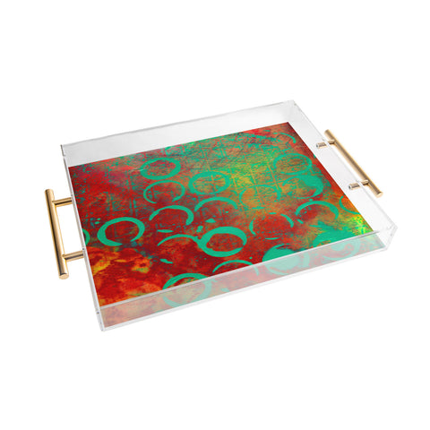 Sophia Buddenhagen Green Stains Acrylic Tray