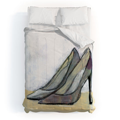 Sophia Buddenhagen Grey Stiletto Comforter