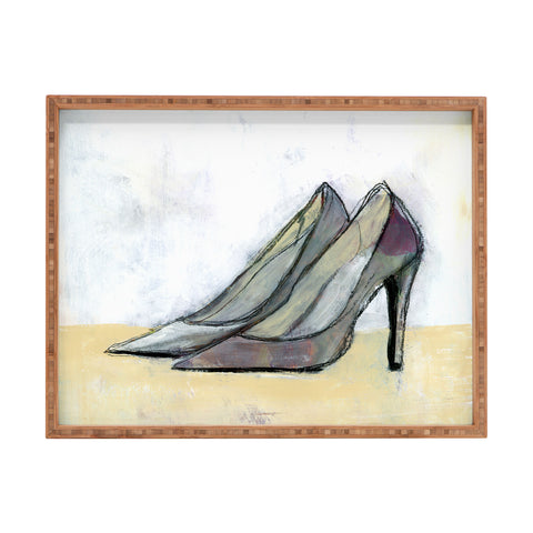 Sophia Buddenhagen Grey Stiletto Rectangular Tray