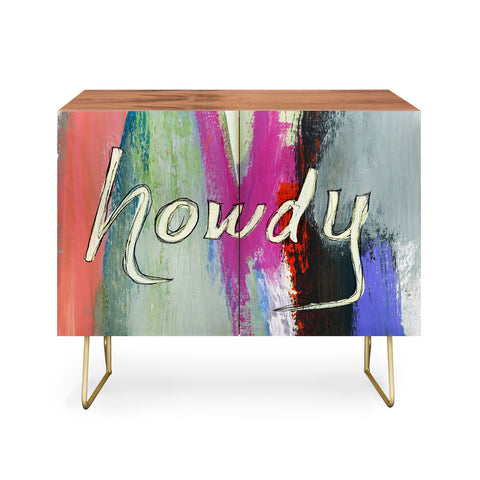 Sophia Buddenhagen Howdy Abstract Credenza
