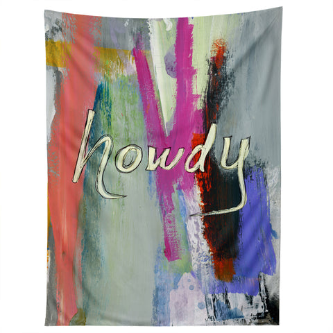 Sophia Buddenhagen Howdy Abstract Tapestry