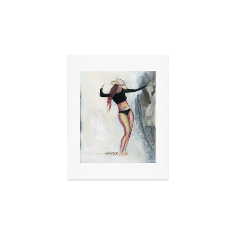 Sophia Buddenhagen Howdy Cowgirl Surfer Art Print