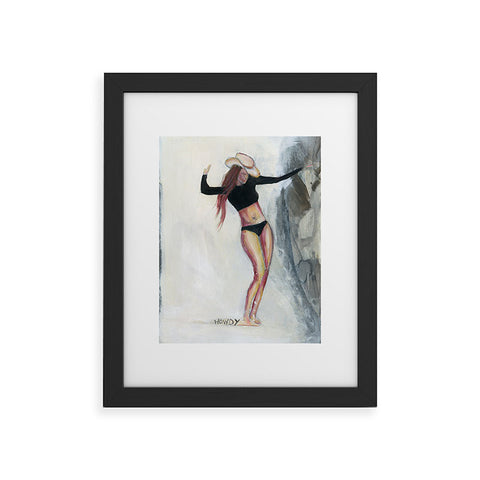Sophia Buddenhagen Howdy Cowgirl Surfer Framed Art Print