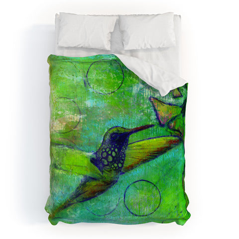 Sophia Buddenhagen Hummingbird Duvet Cover