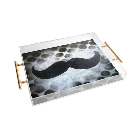 Sophia Buddenhagen Le Mustachio Acrylic Tray