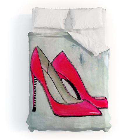 Sophia Buddenhagen Neon Walk Duvet Cover