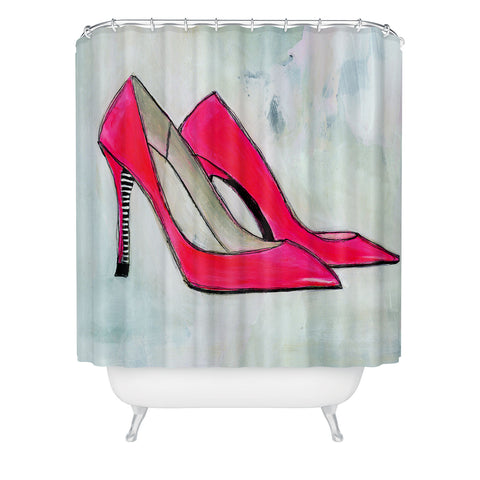 Sophia Buddenhagen Neon Walk Shower Curtain