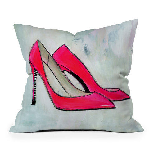 Sophia Buddenhagen Neon Walk Throw Pillow