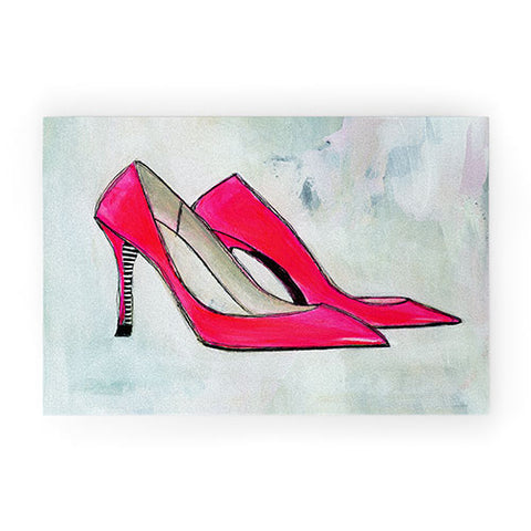 Sophia Buddenhagen Neon Walk Welcome Mat