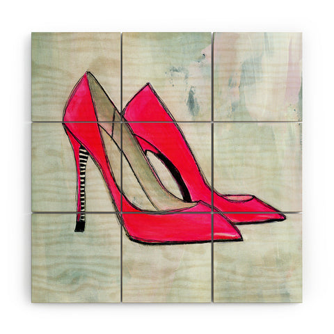 Sophia Buddenhagen Neon Walk Wood Wall Mural