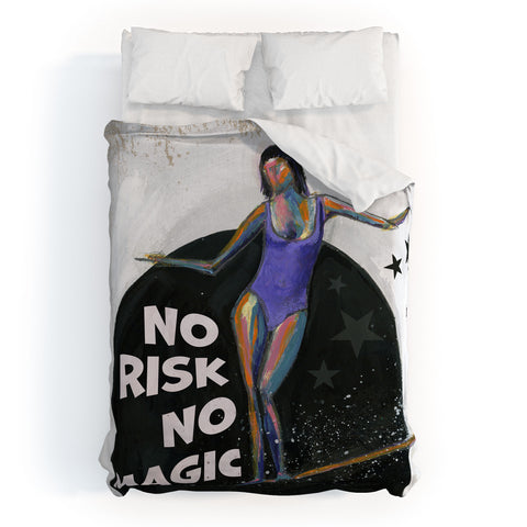 Sophia Buddenhagen No Risk No Magic Surfer Girl Duvet Cover