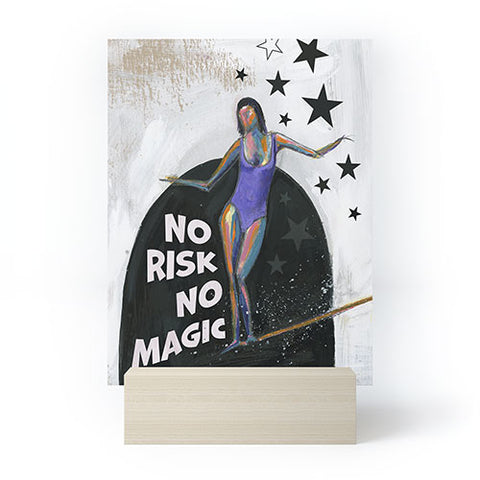 Sophia Buddenhagen No Risk No Magic Surfer Girl Mini Art Print