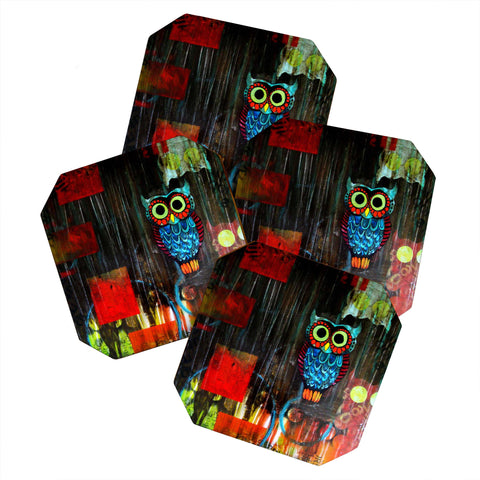 Sophia Buddenhagen Nocturnal 1 Coaster Set