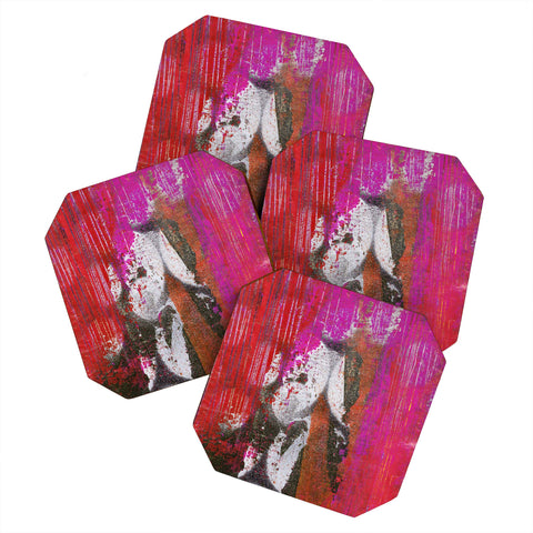 Sophia Buddenhagen Pink Coaster Set