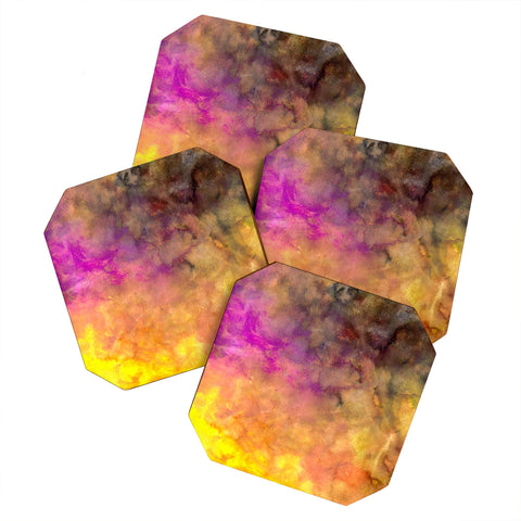 Sophia Buddenhagen Purple Abyss Coaster Set