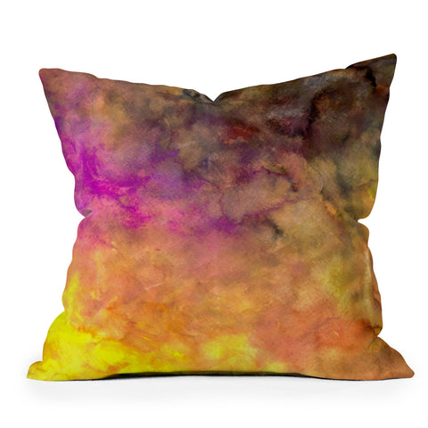 Sophia Buddenhagen Purple Abyss Outdoor Throw Pillow