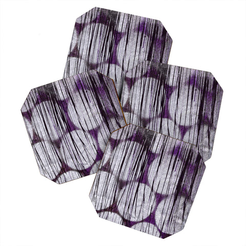 Sophia Buddenhagen Purple Spotlight Coaster Set