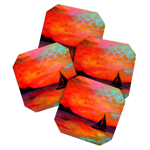 Sophia Buddenhagen Sail Away With Me Coaster Set