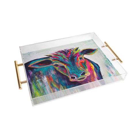 Sophia Buddenhagen Texas Cow Acrylic Tray