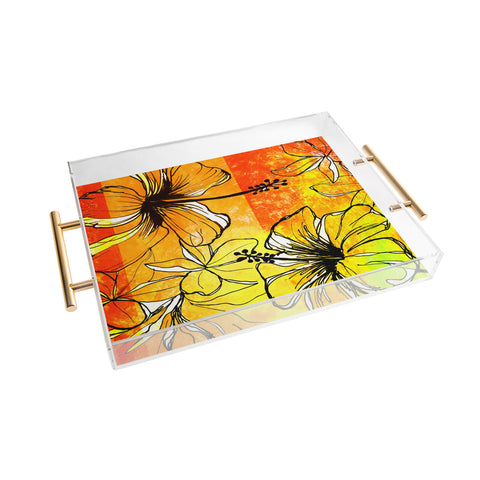 Sophia Buddenhagen Tropical Splash Acrylic Tray