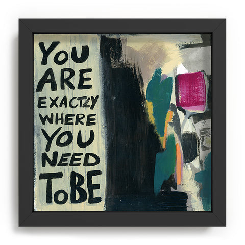 Sophia Buddenhagen Where You Need To Be Recessed Framing Square