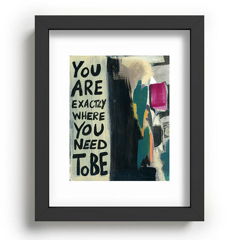 Sophia Buddenhagen Where You Need To Be Recessed Framing Rectangle