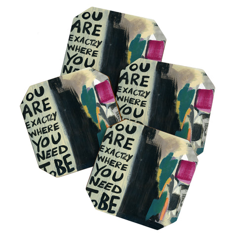 Sophia Buddenhagen Where You Need To Be Coaster Set