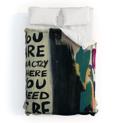 Sophia Buddenhagen Where You Need To Be Duvet Cover