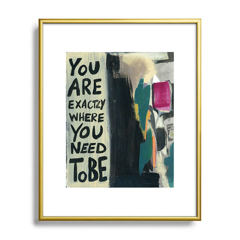 Sophia Buddenhagen Where You Need To Be Metal Framed Art Print