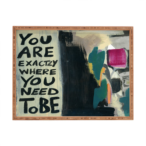 Sophia Buddenhagen Where You Need To Be Rectangular Tray