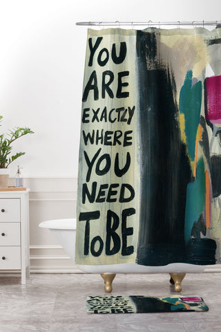 Sophia Buddenhagen Where You Need To Be Shower Curtain And Mat