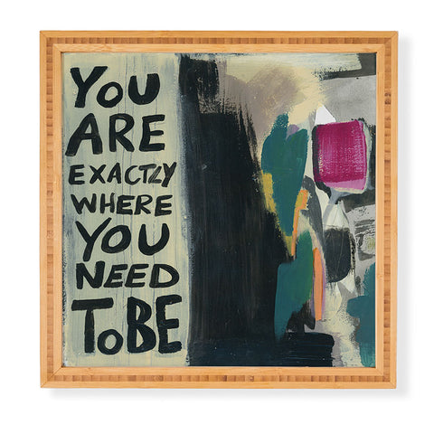 Sophia Buddenhagen Where You Need To Be Framed Wall Art