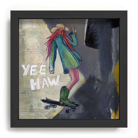 Sophia Buddenhagen Yee Haw Cowgirl Skater Recessed Framing Square