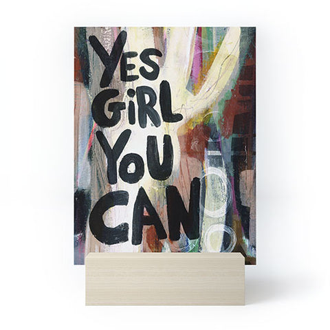 Sophia Buddenhagen Yes Girl You Can Mini Art Print