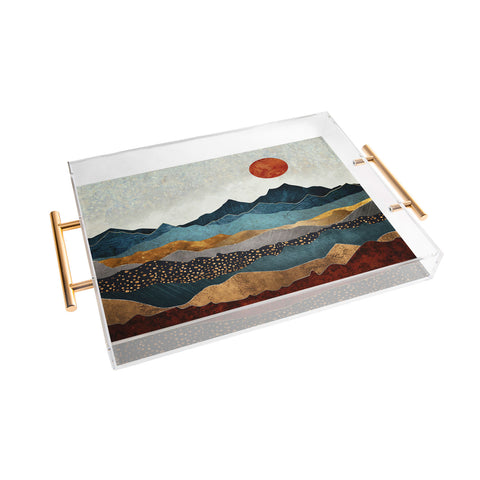 SpaceFrogDesigns Amber Dusk Acrylic Tray