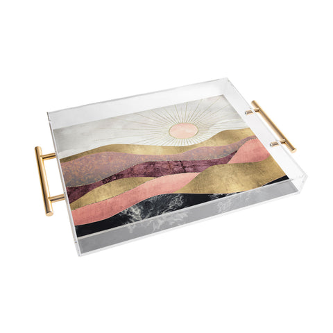 SpaceFrogDesigns Blush Sun Acrylic Tray