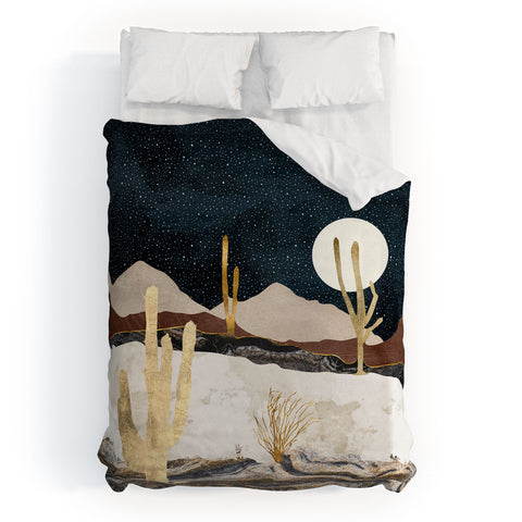 SpaceFrogDesigns Desert View Duvet Cover