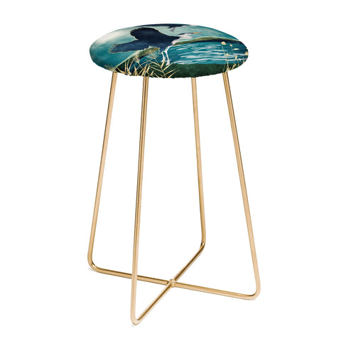 SpaceFrogDesigns Evening Heron Counter Stool