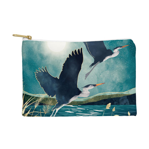 SpaceFrogDesigns Evening Heron Pouch