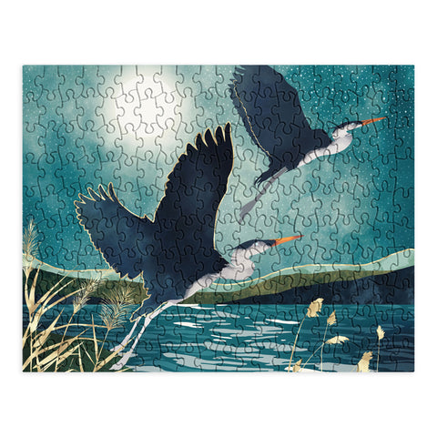 SpaceFrogDesigns Evening Heron Puzzle