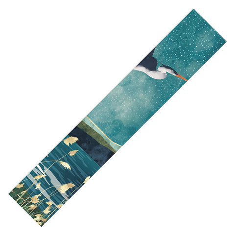SpaceFrogDesigns Evening Heron Table Runner