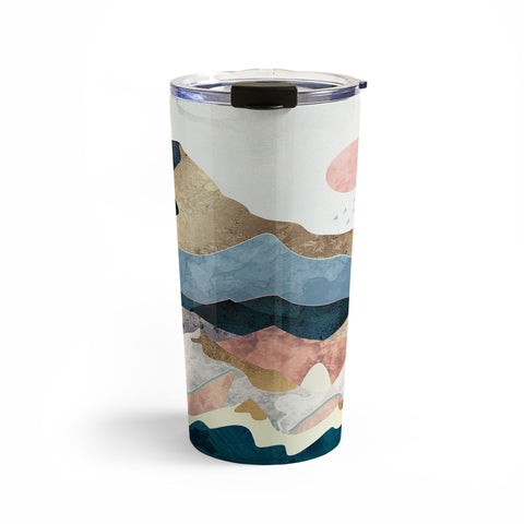 SpaceFrogDesigns Golden Peaks Travel Mug