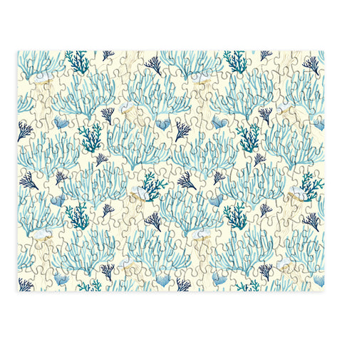 SpaceFrogDesigns Jellyfish and Coral Yellow Puzzle