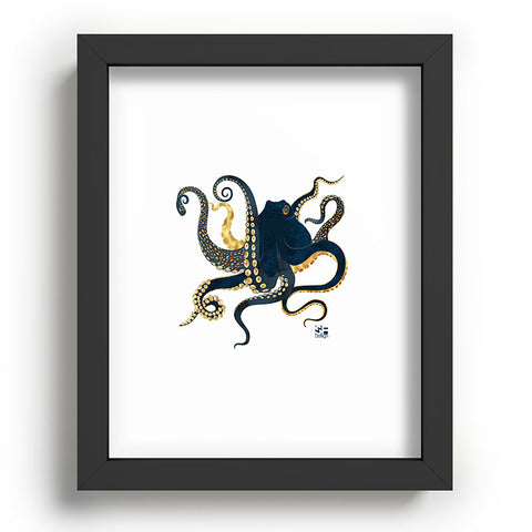 SpaceFrogDesigns Metallic Octopus IV Recessed Framing Rectangle